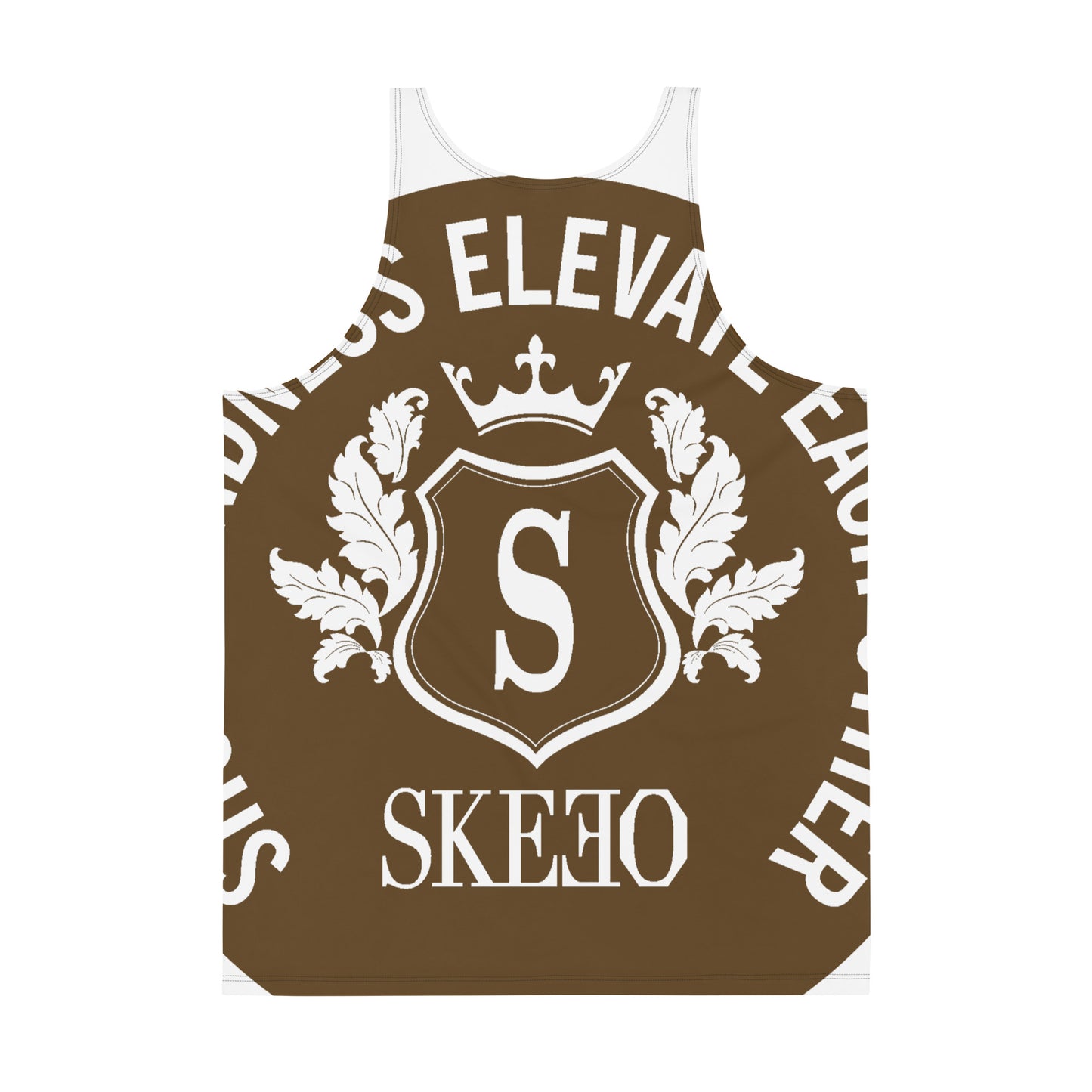 SK Brown/White Tank Top