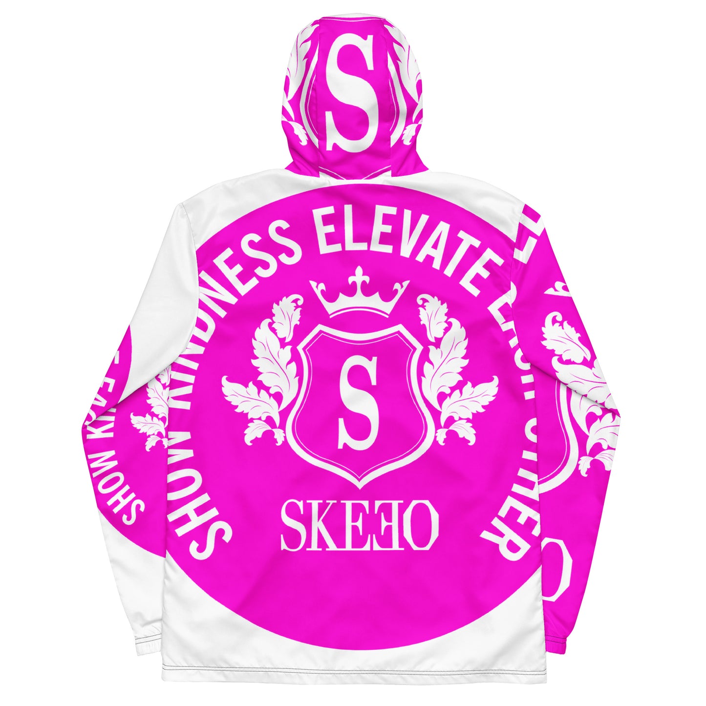 1 ASK Neon PInk windbreaker