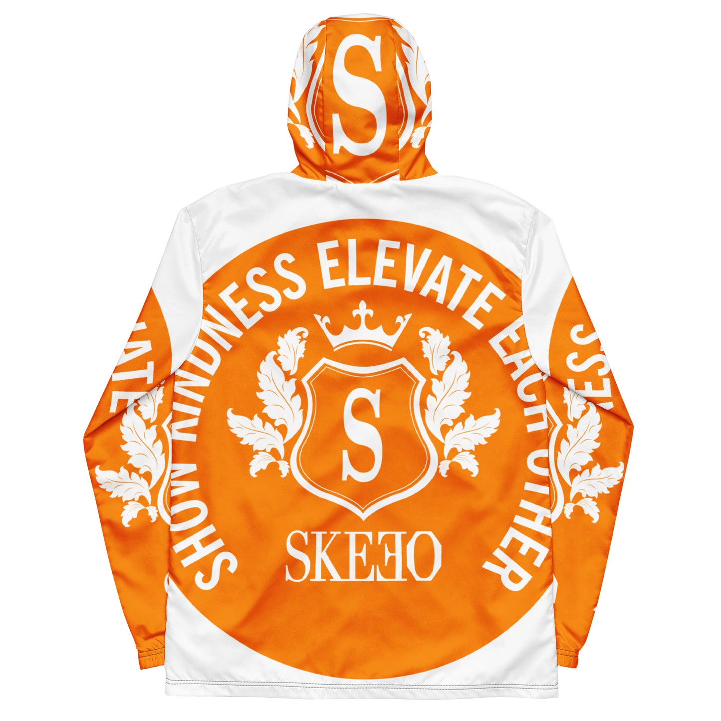 SK Neon Orange windbreaker