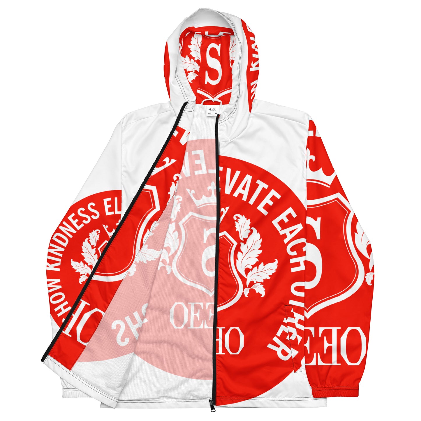 1 ASK White/Red Heartbreakers windbreaker