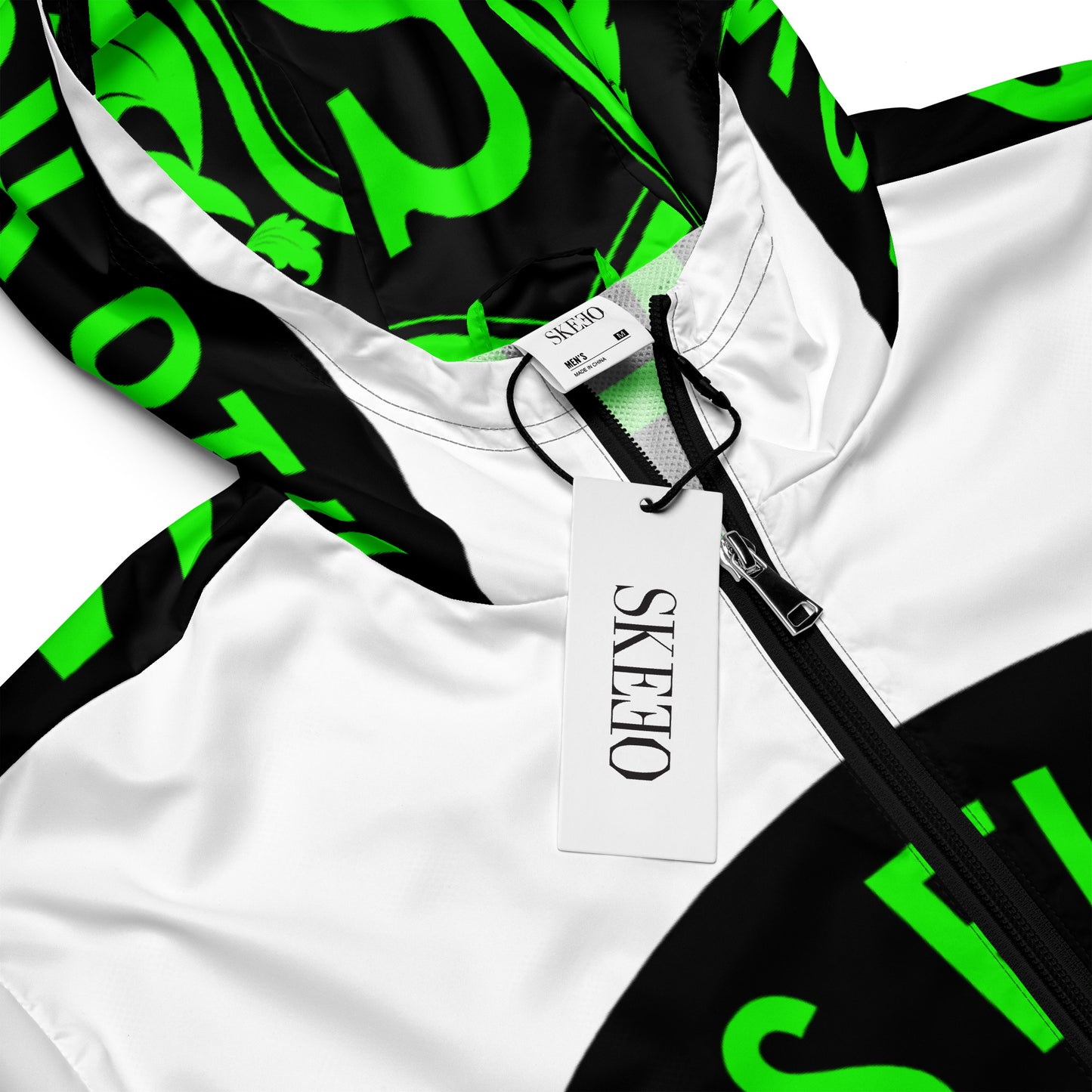 1 ASK Green/Black Gobblin windbreaker