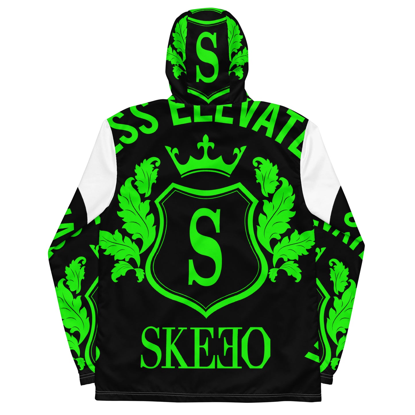 1 ASK Green/Black Gobblin windbreaker