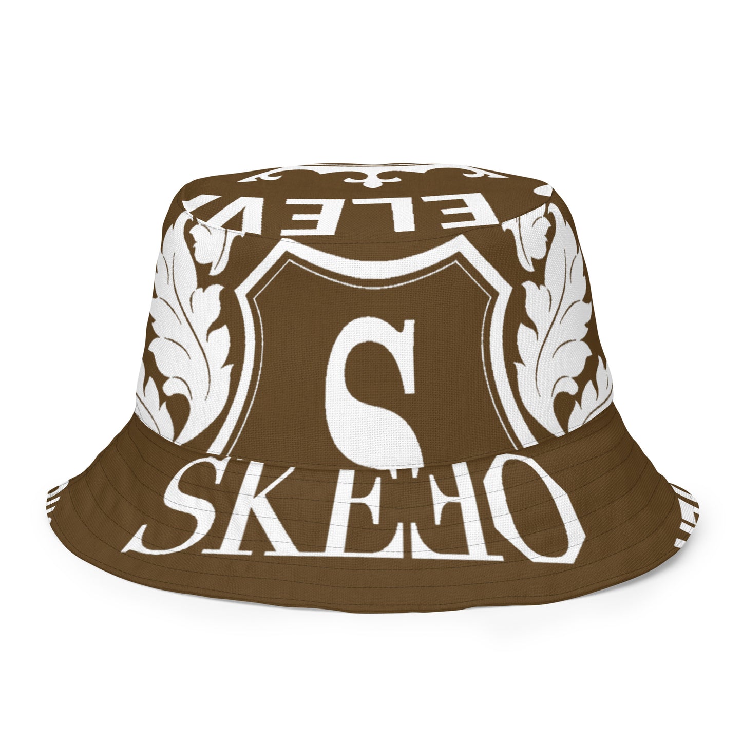 SK Brown/white bucket hat