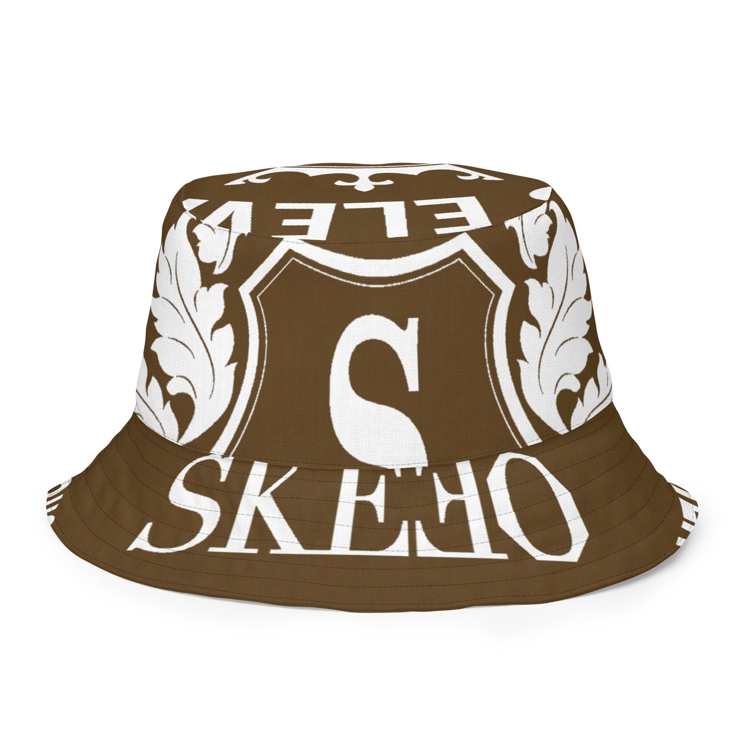 SK Brown/white bucket hat