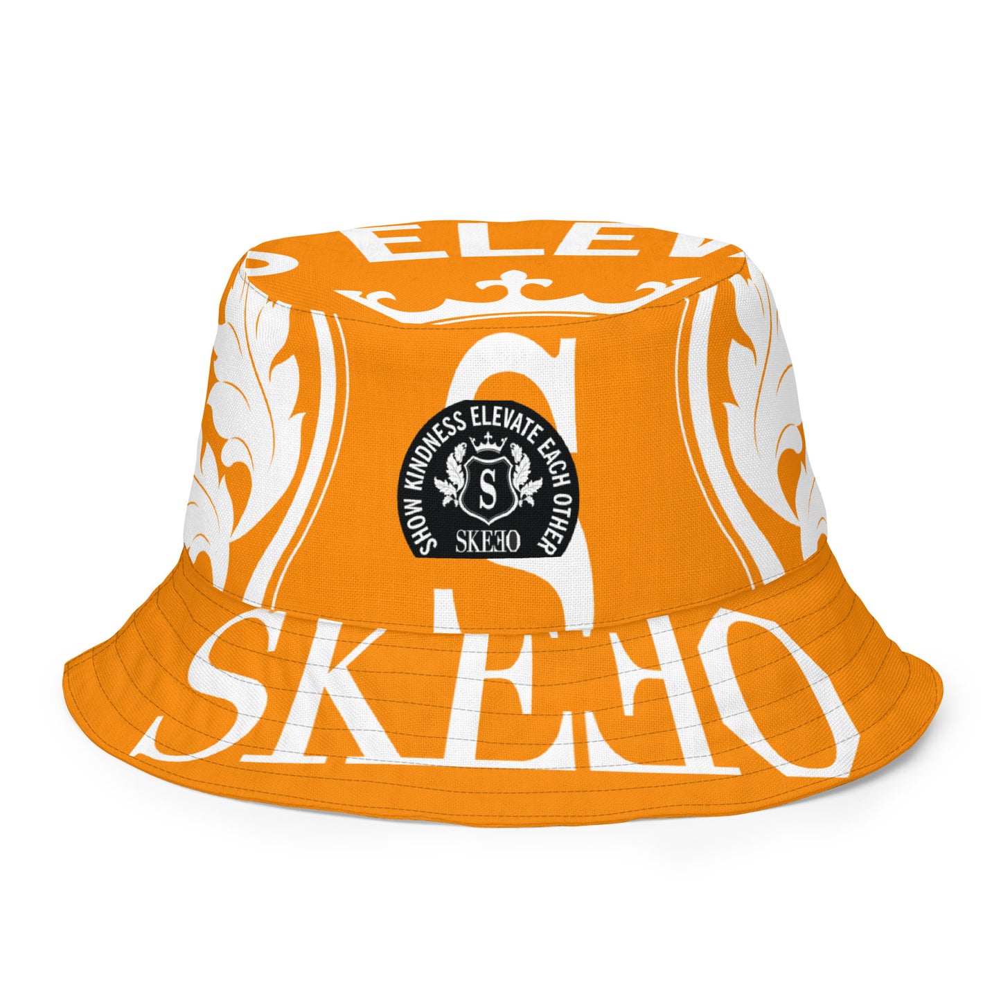 SK Neon Orange Reversible bucket hat