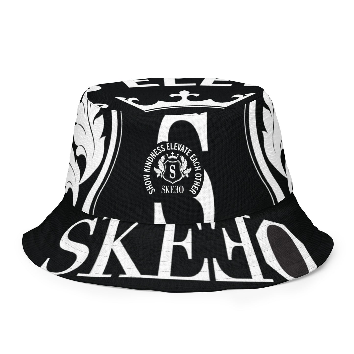 SK Black/White Reversible bucket hat