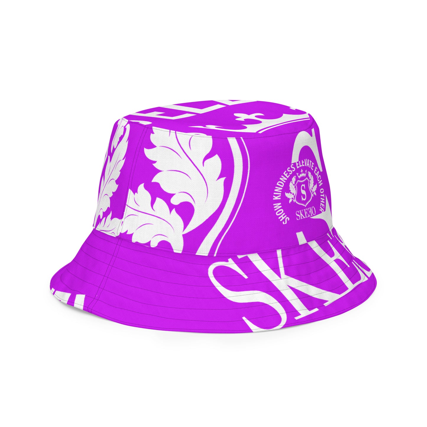 SK Neon Purple Reversible bucket hat