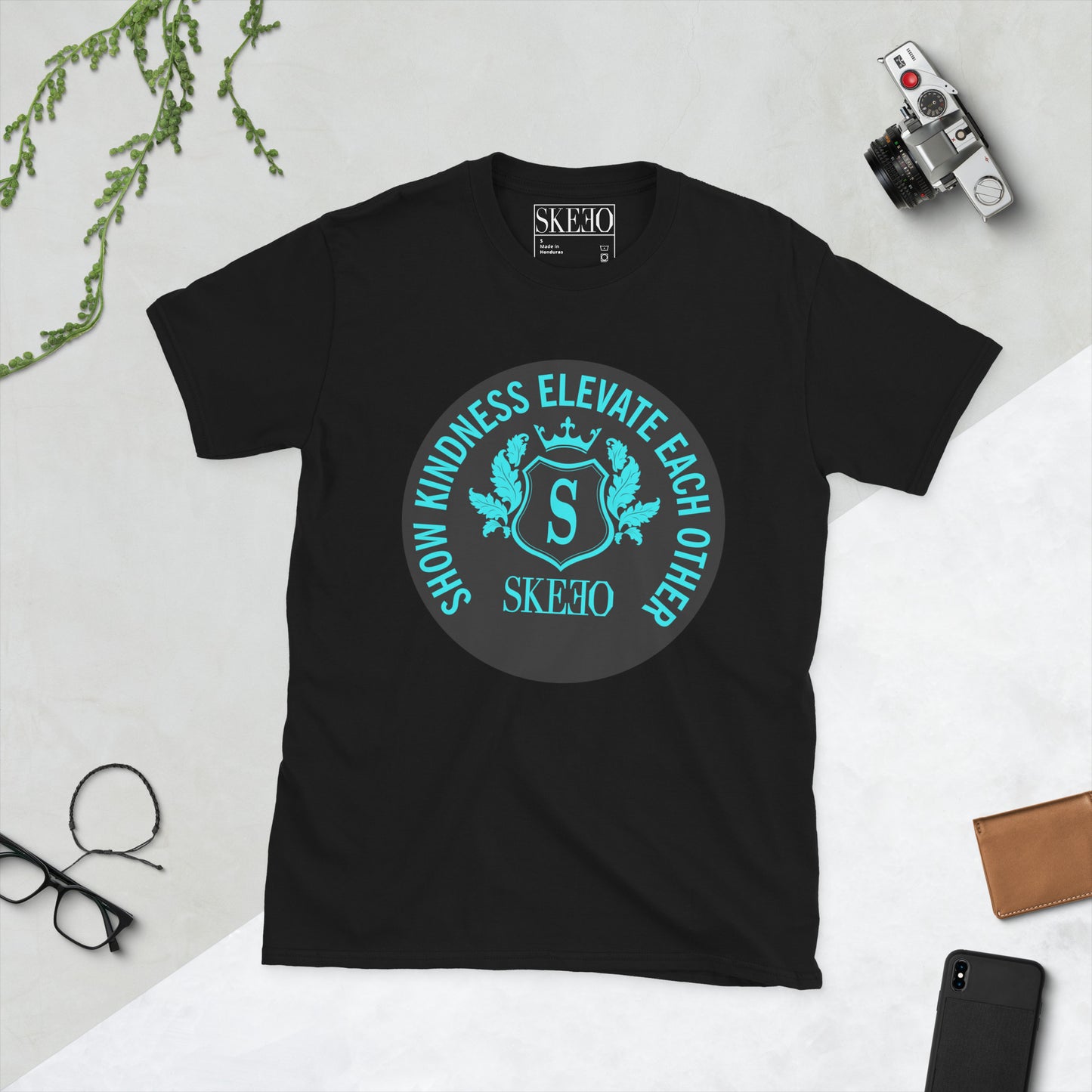 SK Jade Wave Logo T-Shirt