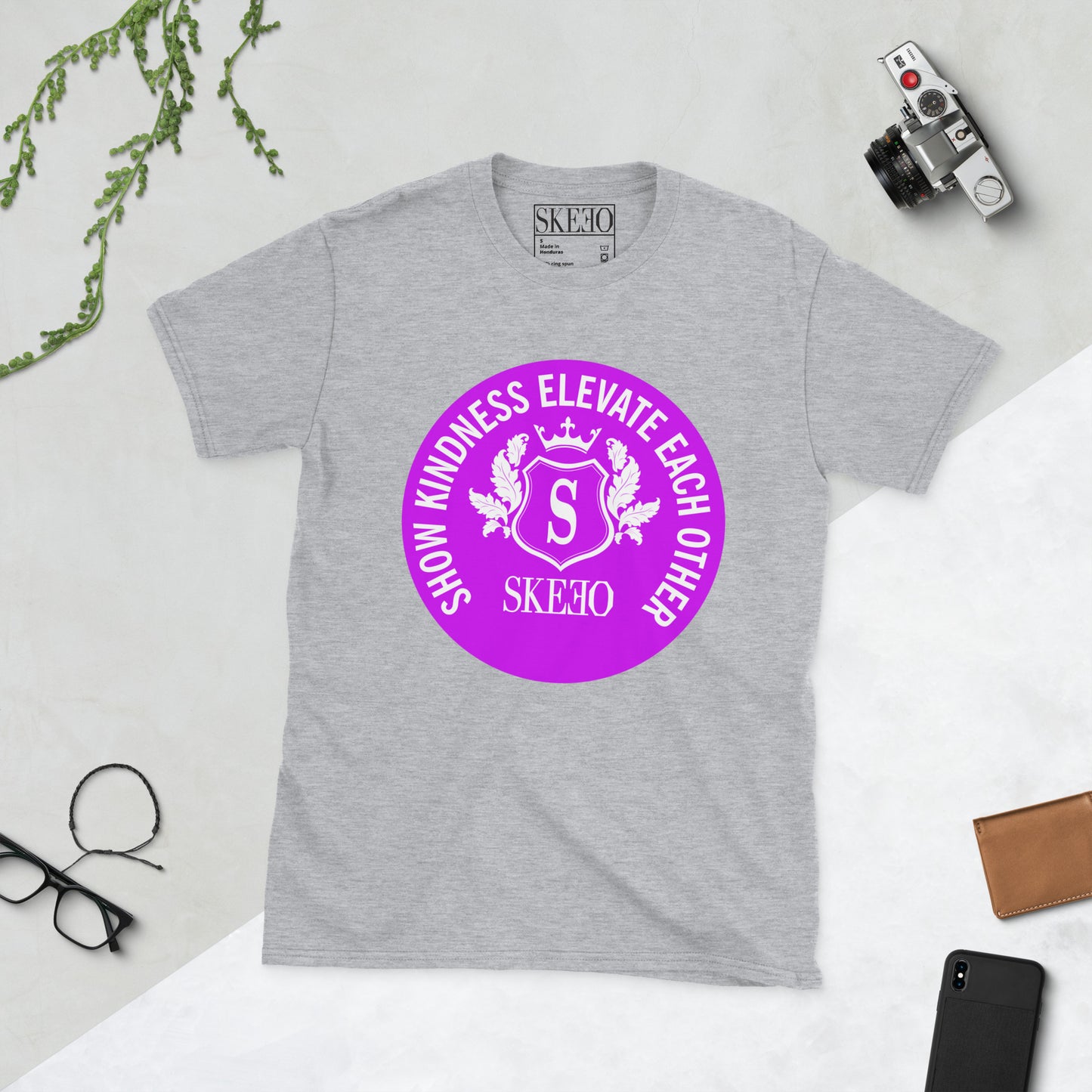 SK Neon Purple Logo T-Shirt