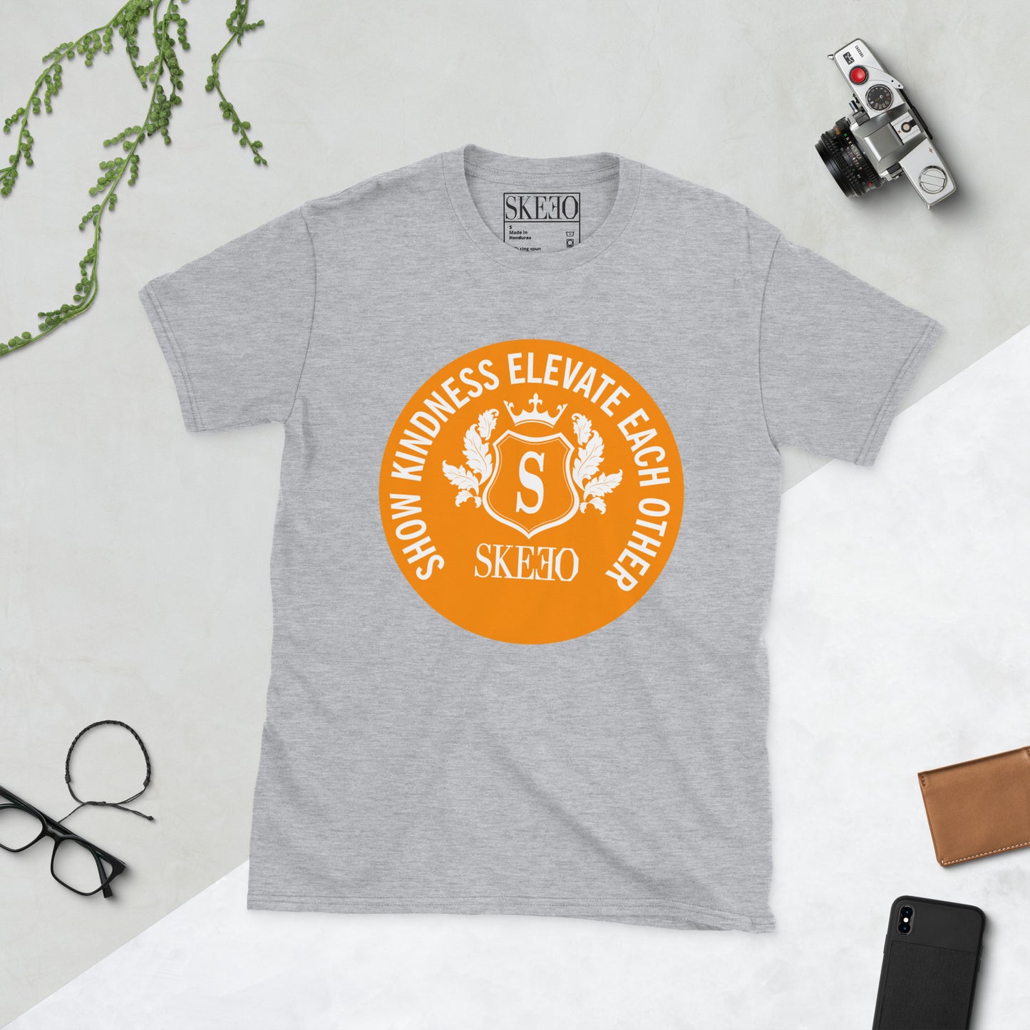SK Neon Orange Logo T-Shirt
