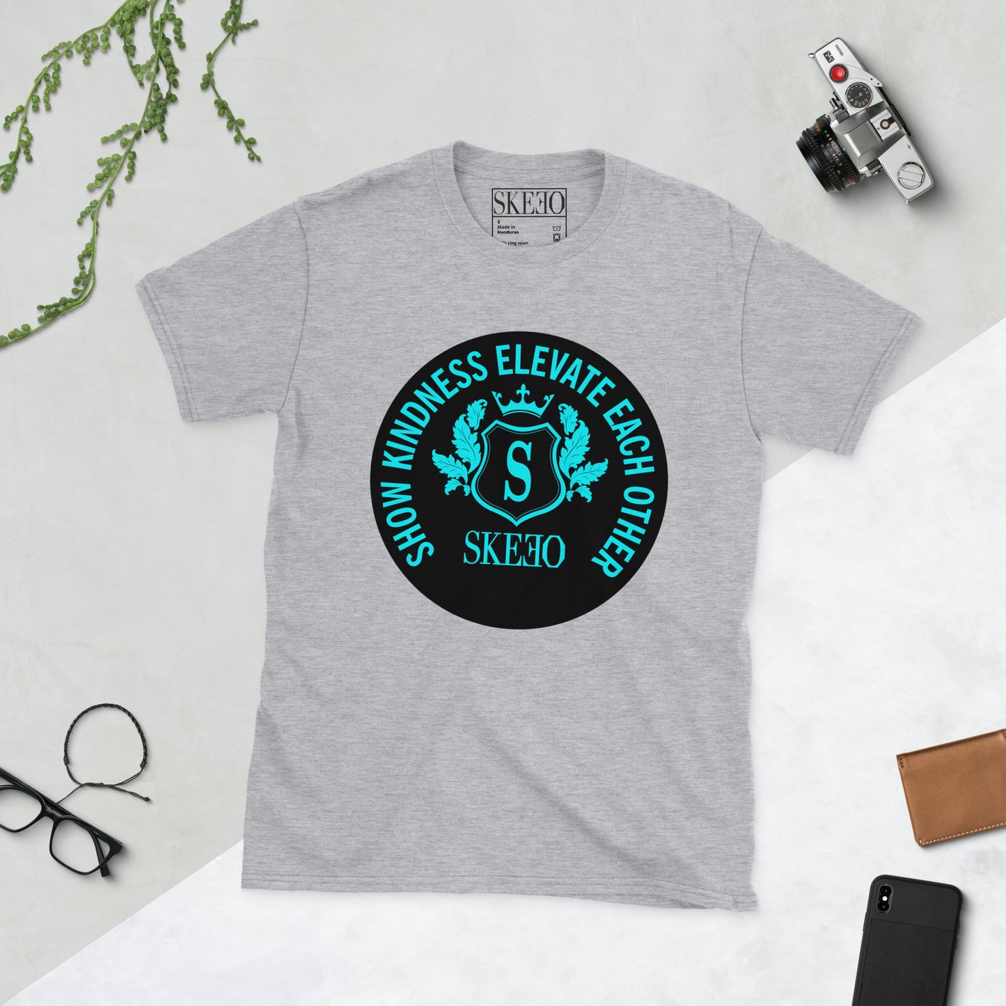 SK Jade Wave Logo T-Shirt