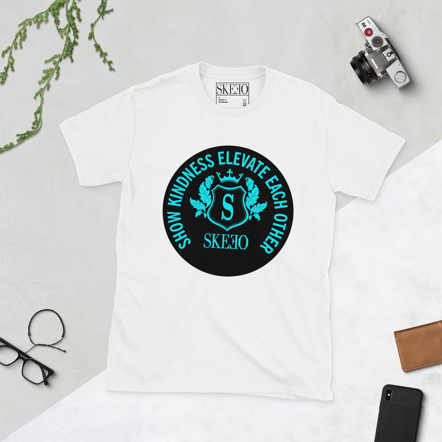 SK Jade Wave Logo T-Shirt