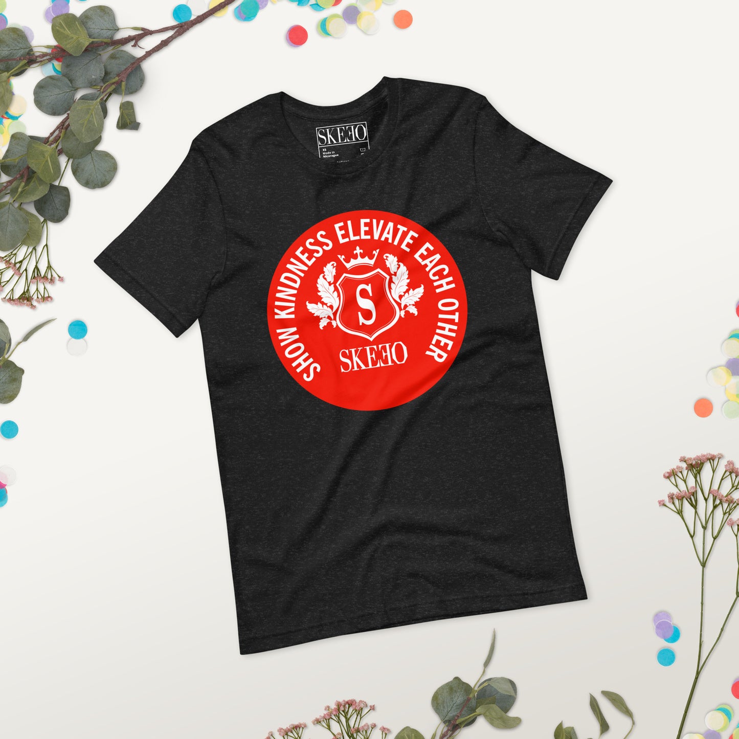 1 ASK White/Red T shirt