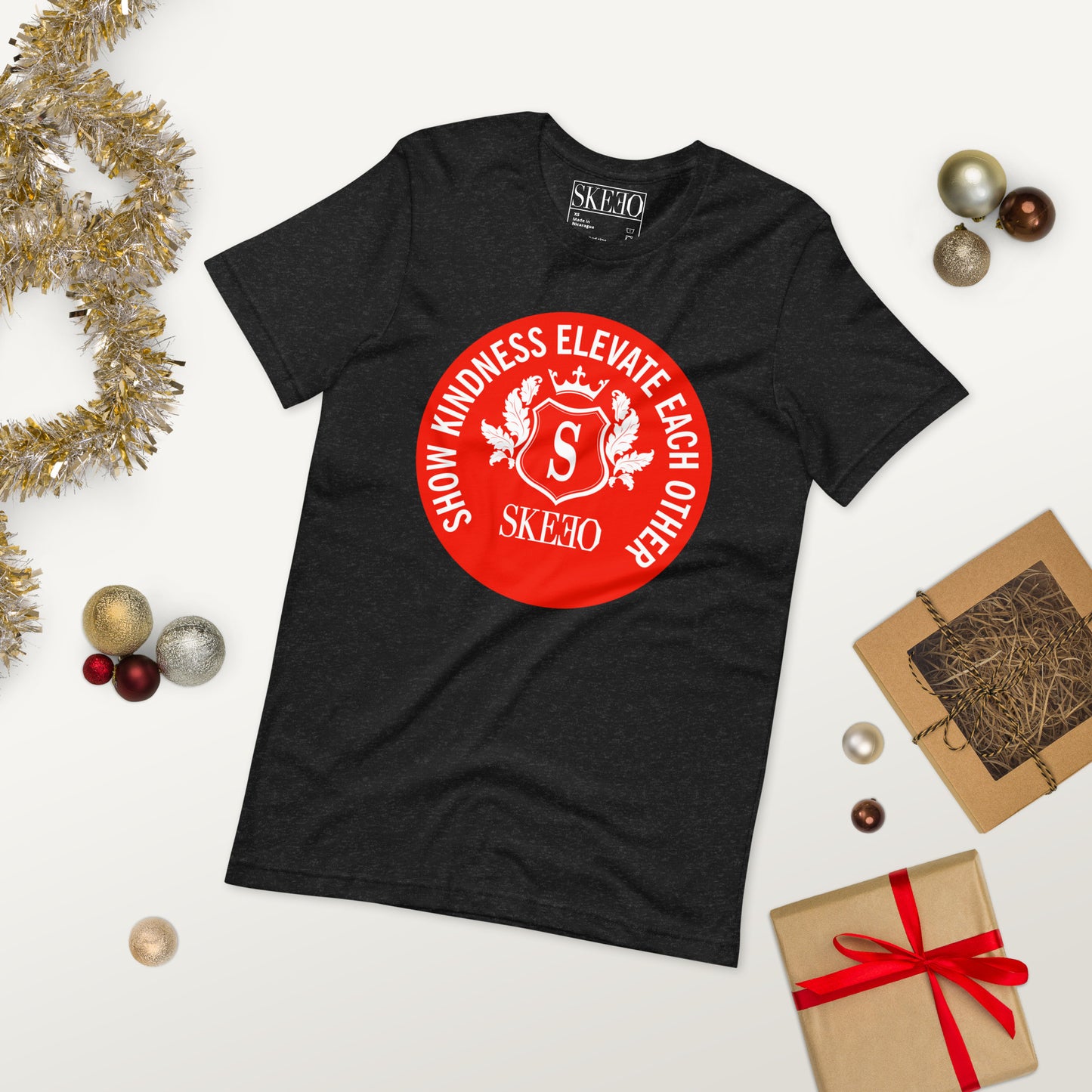 1 ASK White/Red T shirt