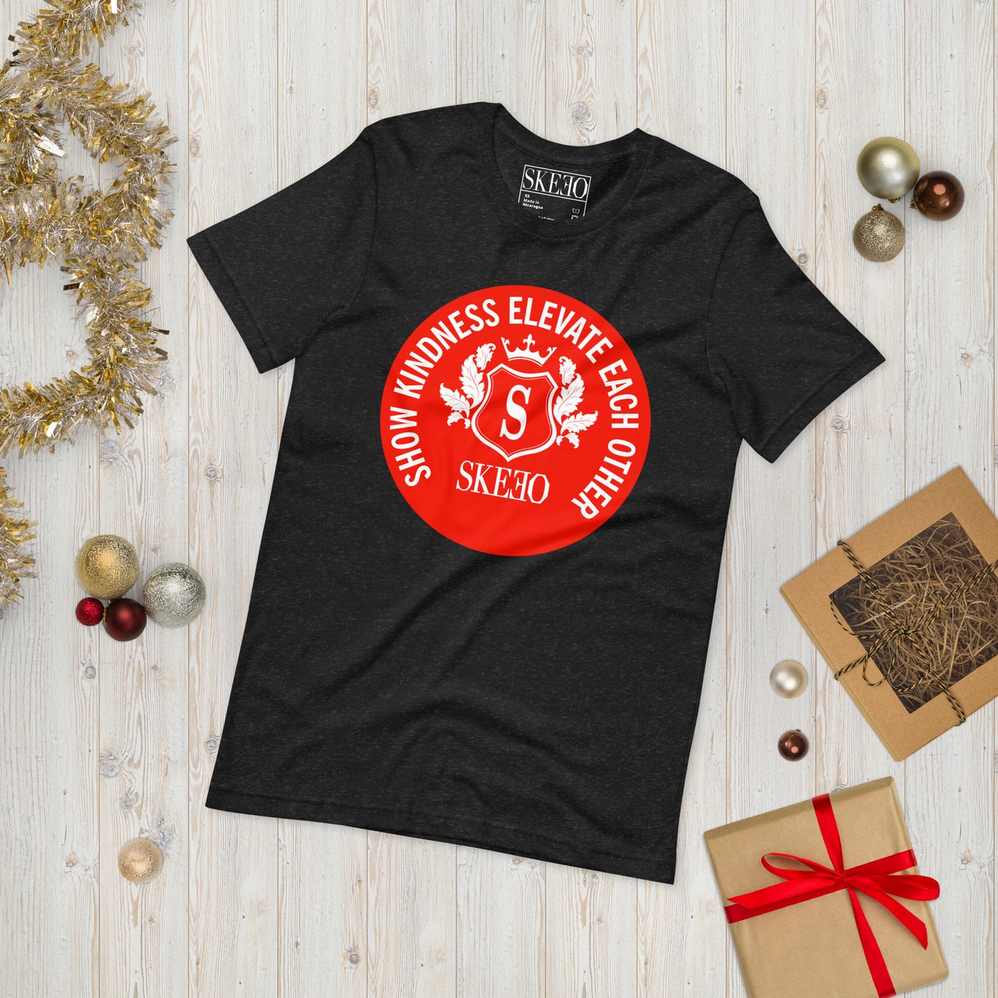 1 ASK White/Red T shirt