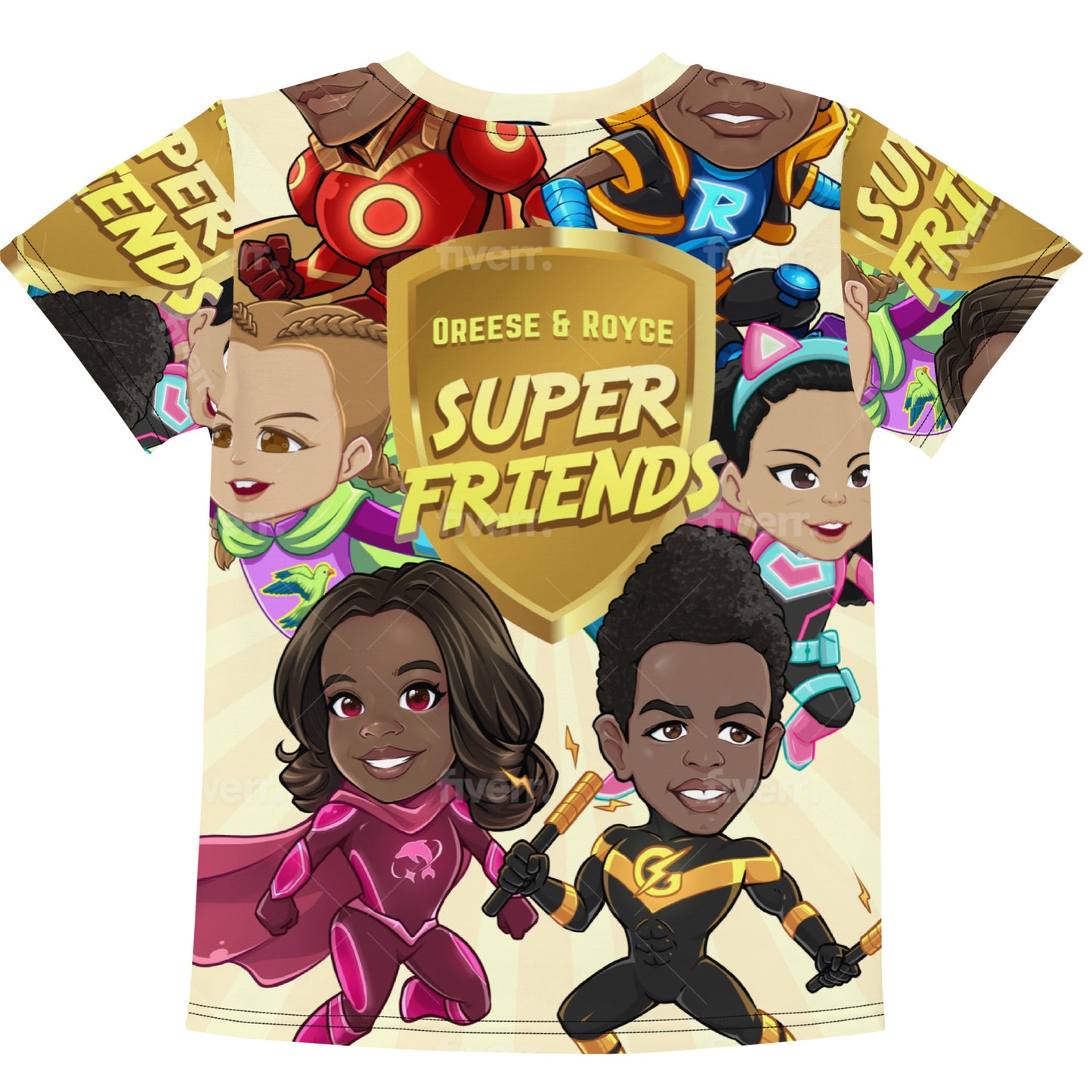 1 1AA Super Friends Collection Logo Tee