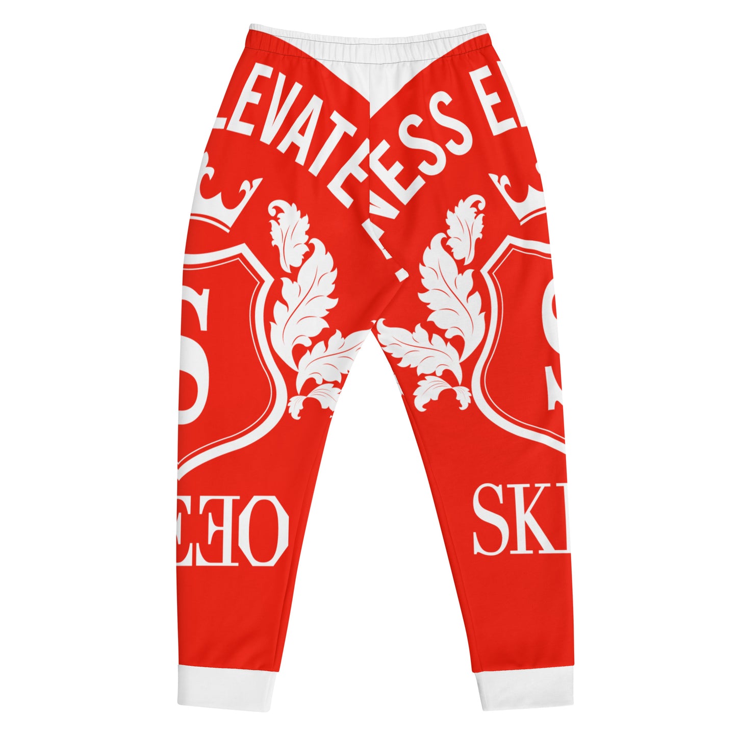 1 ASK White/Red Joggers