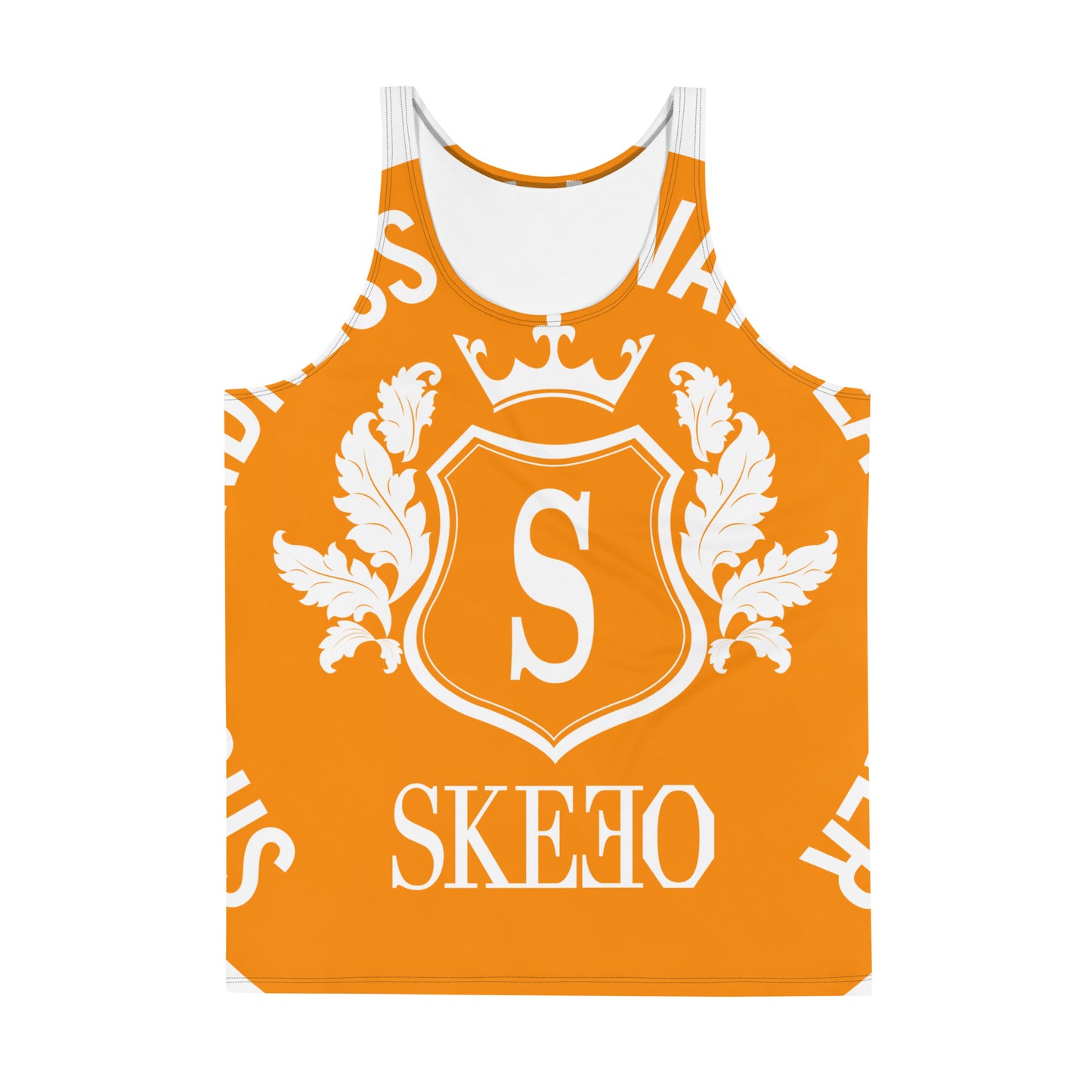SK Neon Orange Tank Top