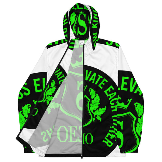 1 ASK Green/Black Gobblin windbreaker