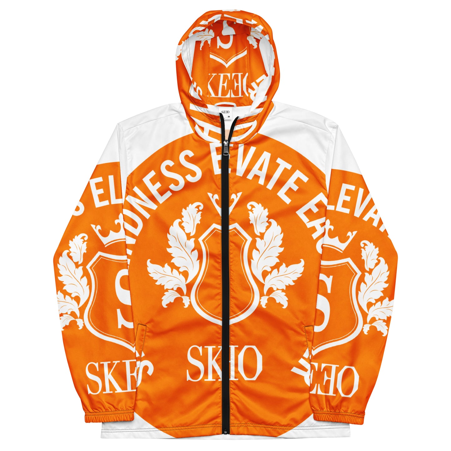 SK Neon Orange windbreaker