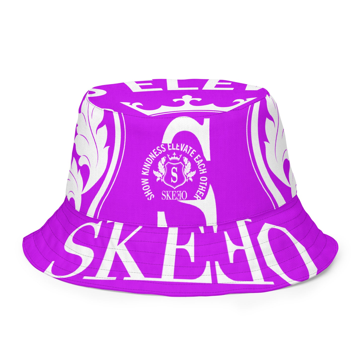 SK Neon Purple Reversible bucket hat