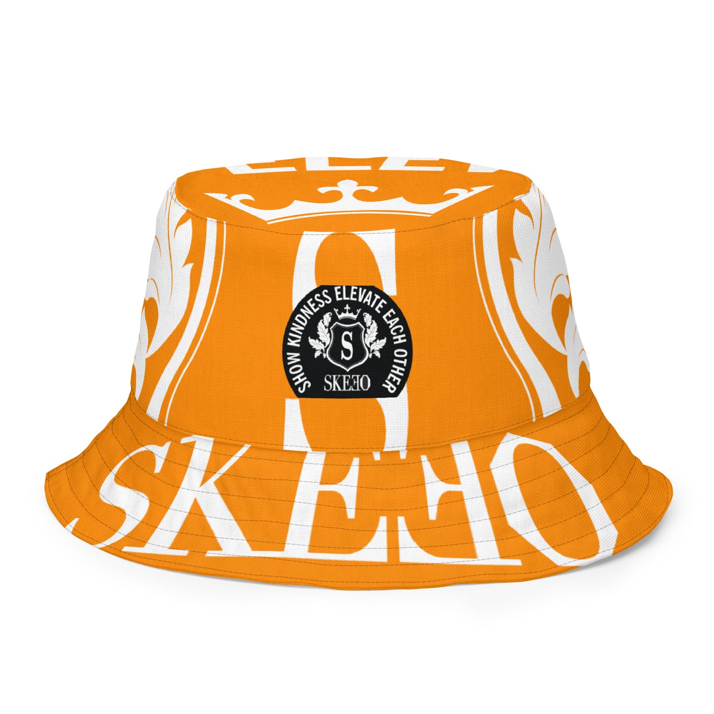SK Neon Orange Reversible bucket hat