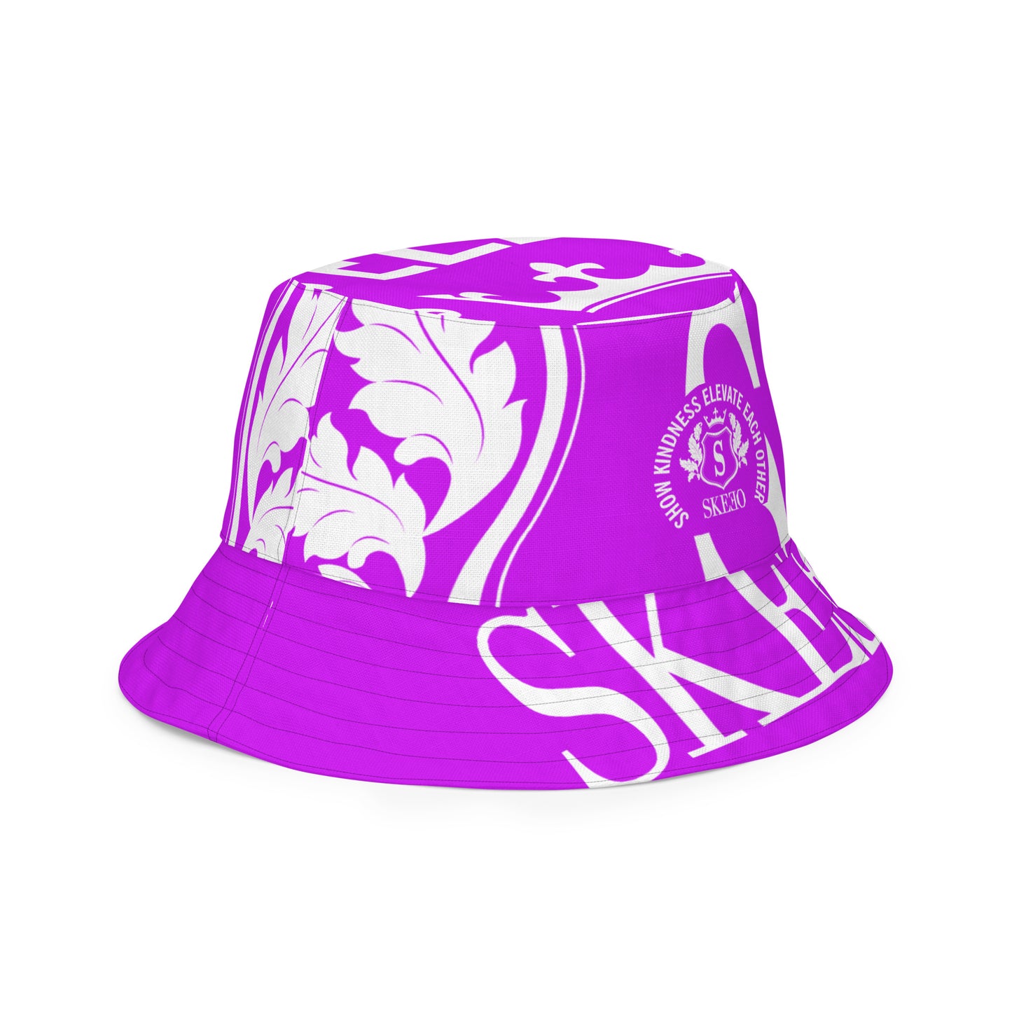 SK Neon Purple Reversible bucket hat