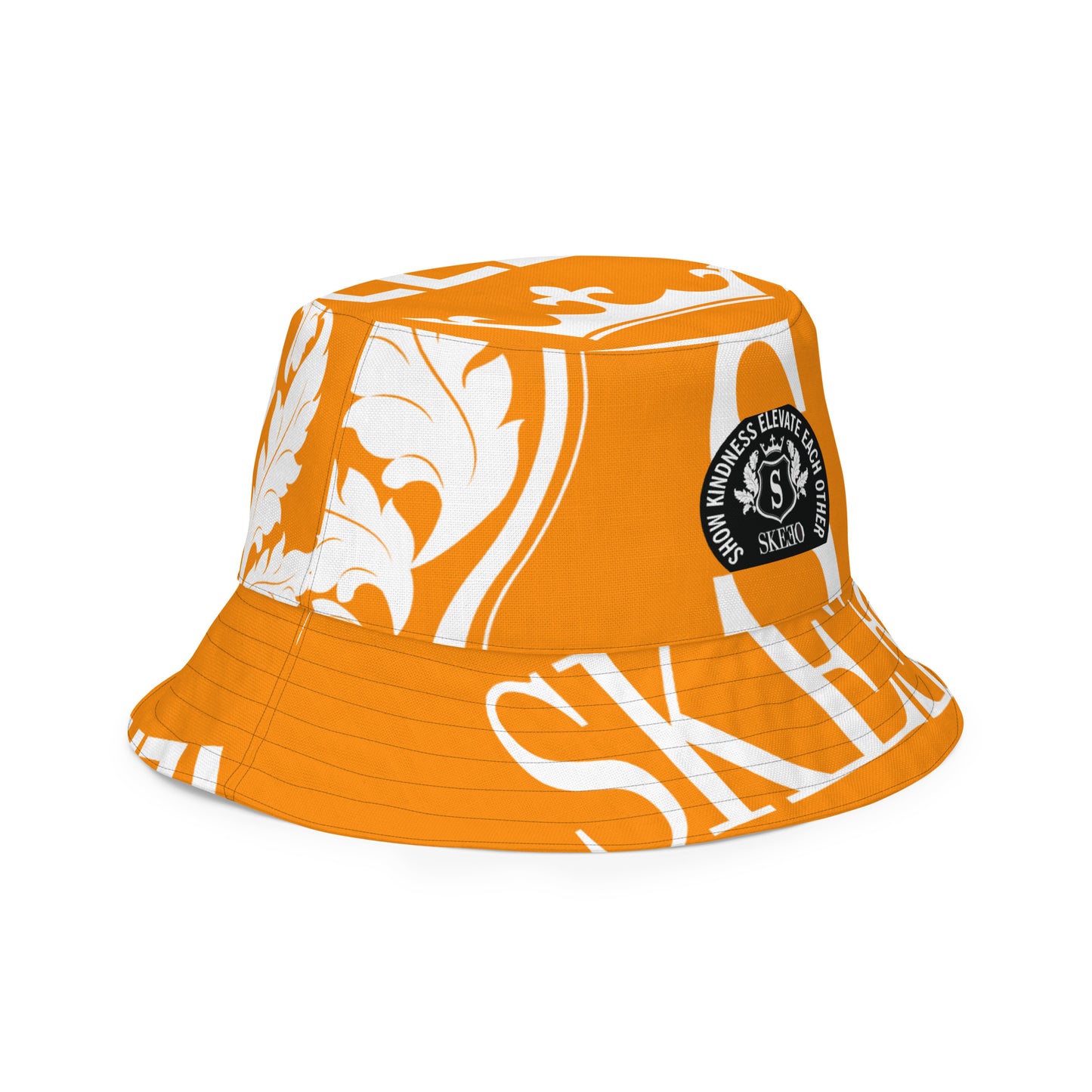 SK Neon Orange Reversible bucket hat