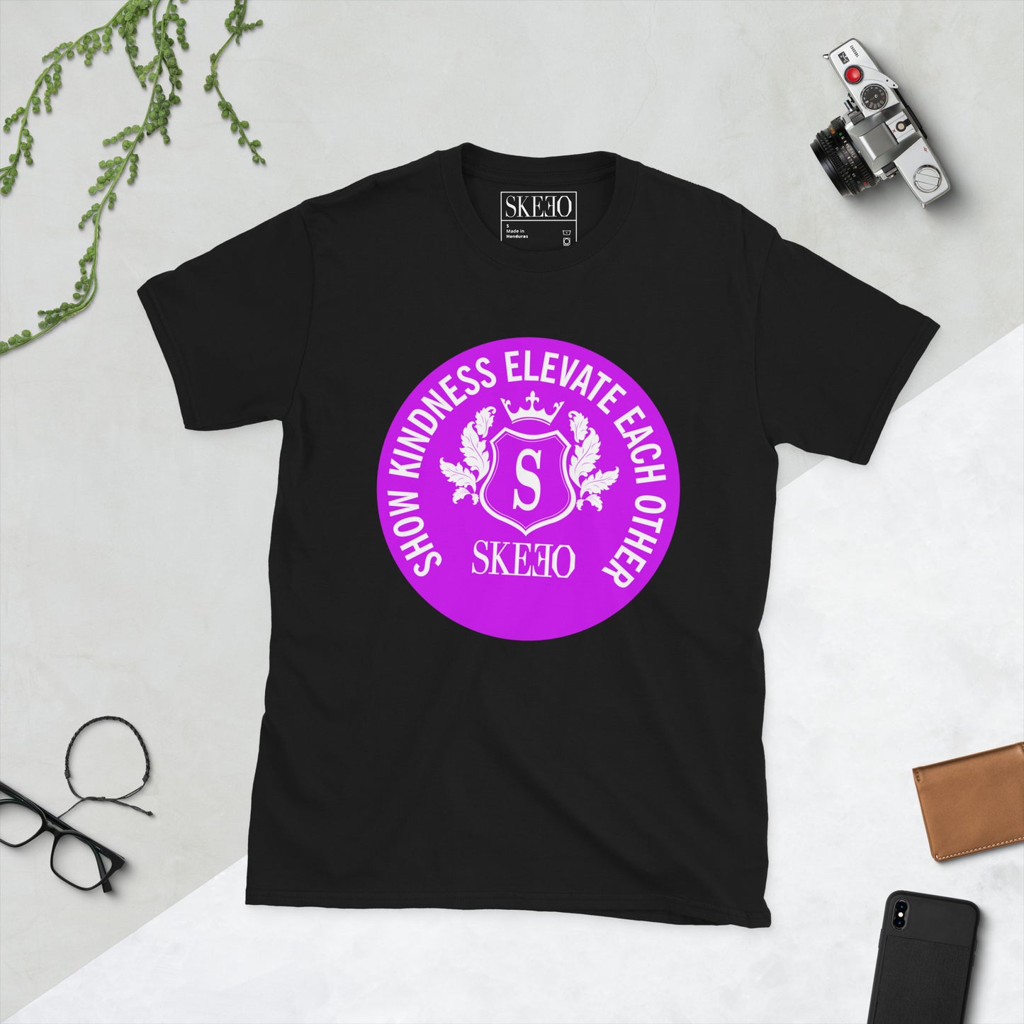 SK Neon Purple Logo T-Shirt