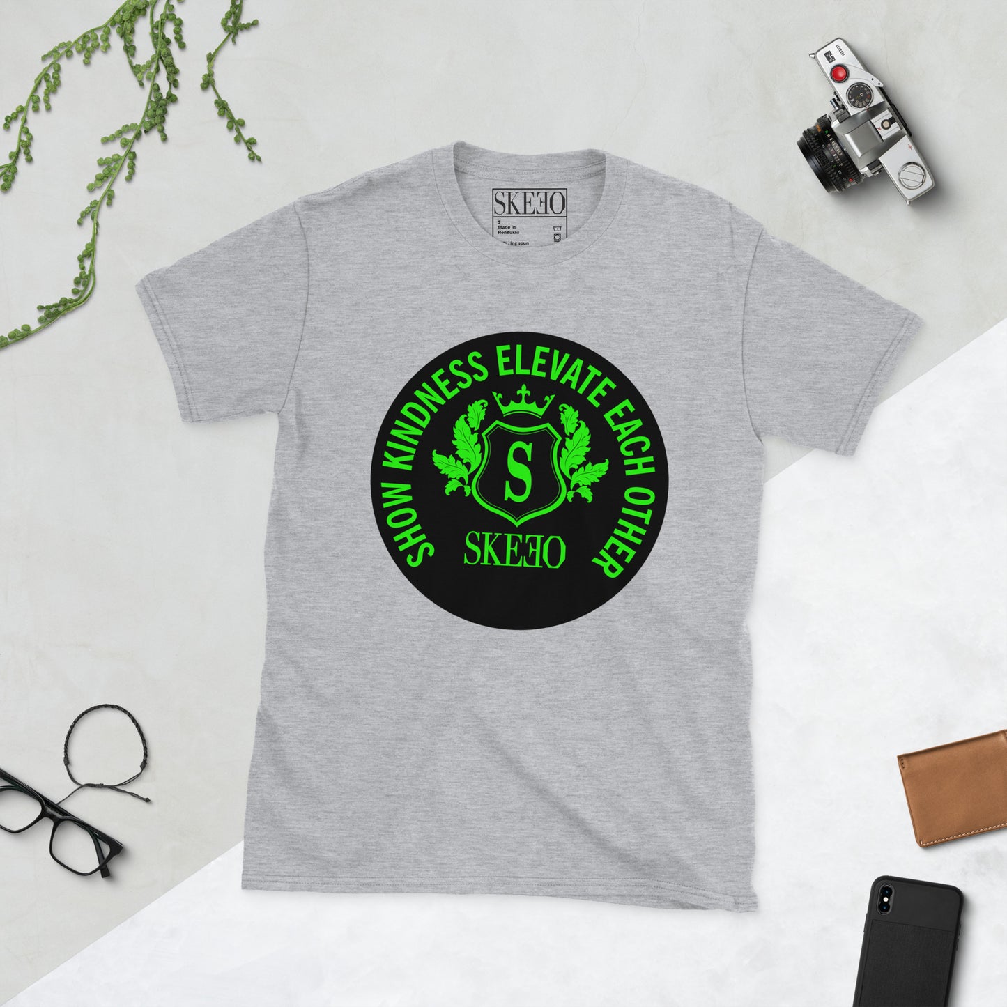 1 ASK Green/Black Logo T-Shirt