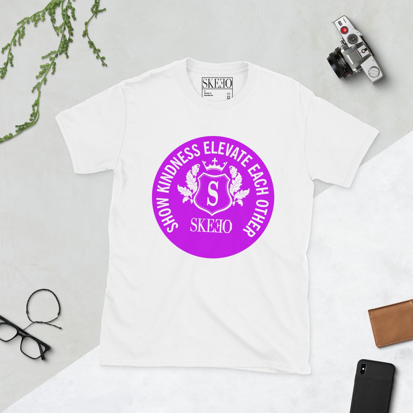 SK Neon Purple Logo T-Shirt