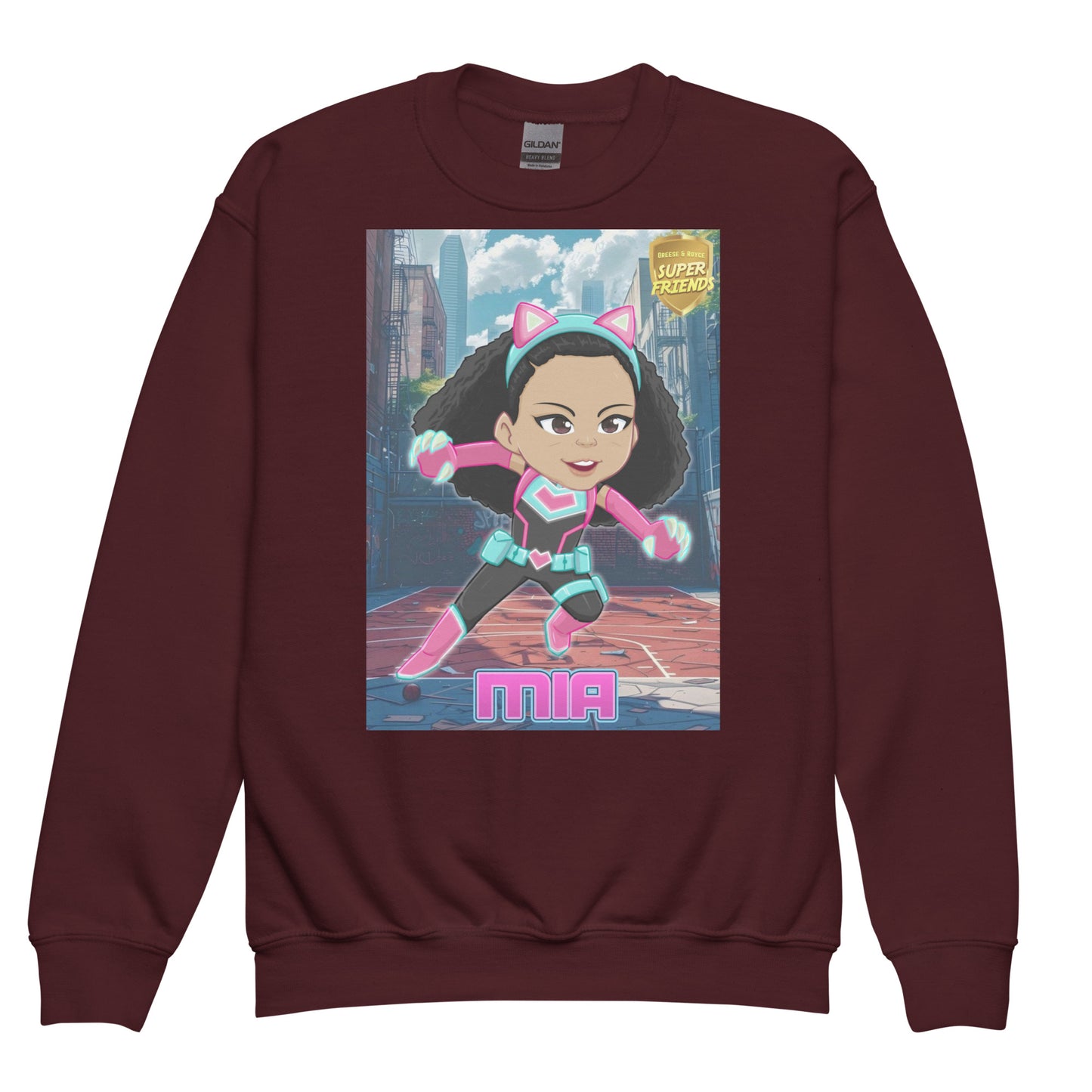 1 1AA Youth MIA crewneck sweatshirt