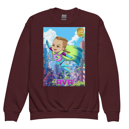 1 1AA Youth AVA crewneck sweatshirt