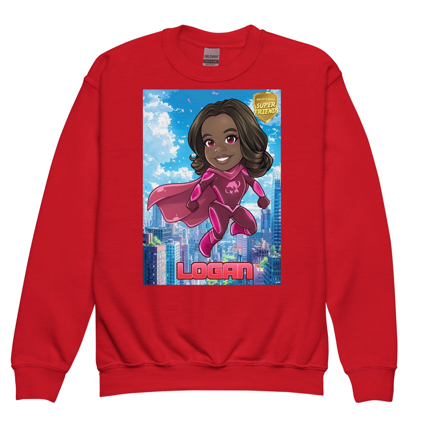 1 1AA Youth Logan crewneck sweatshirt