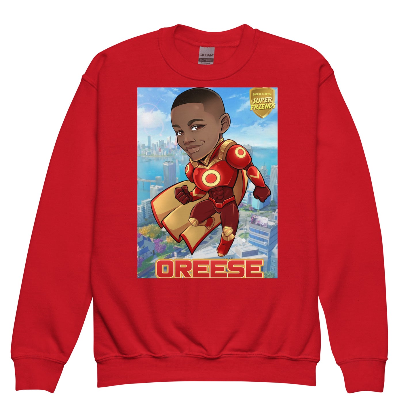 1 1AA Youth Oreese crewneck sweatshirt