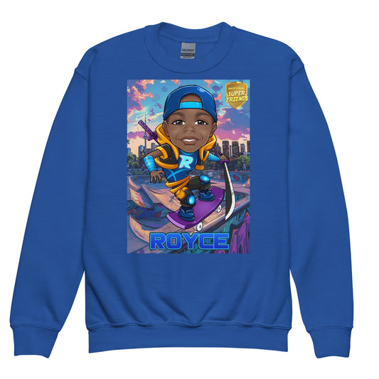 1 1AA Youth Royce crewneck sweatshirt