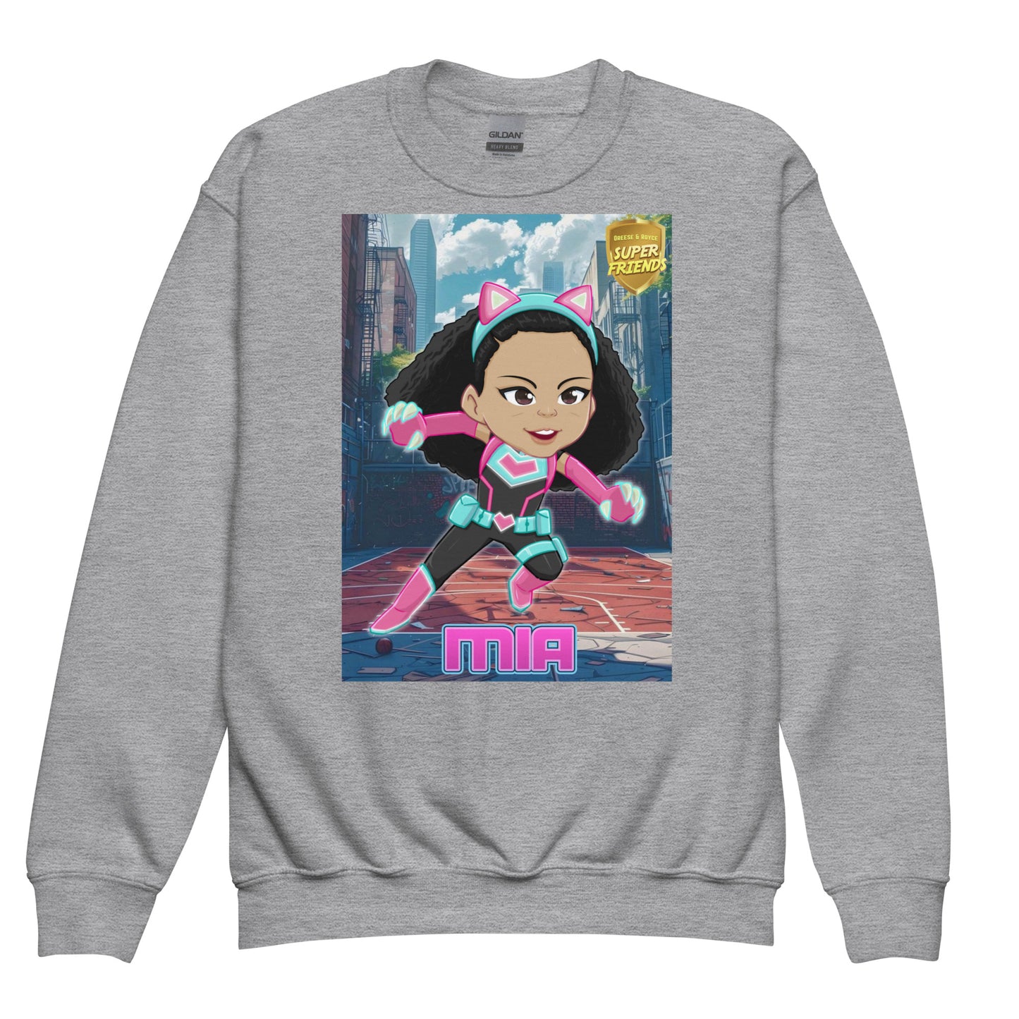 1 1AA Youth MIA crewneck sweatshirt