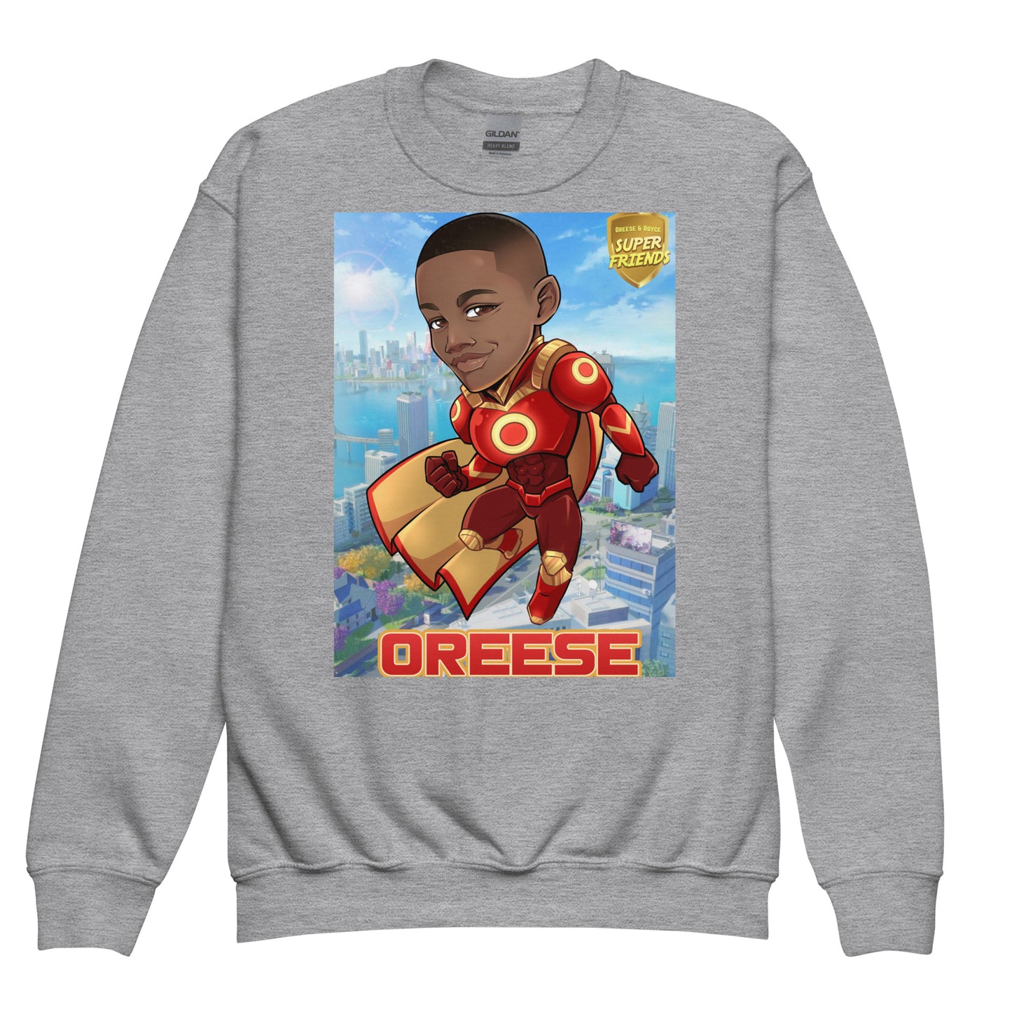 1 1AA Youth Oreese crewneck sweatshirt