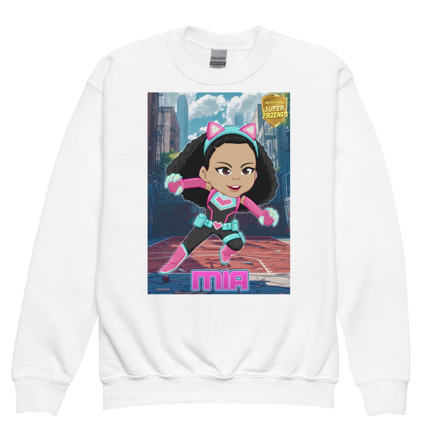 1 1AA Youth MIA crewneck sweatshirt