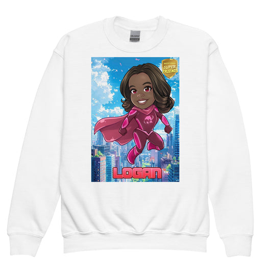 1 1AA Youth Logan crewneck sweatshirt